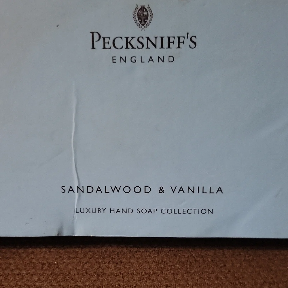 Picksniff's England Sandalwood & Vanilla Luxury Hand Soap Collection 3X5.29 OZ